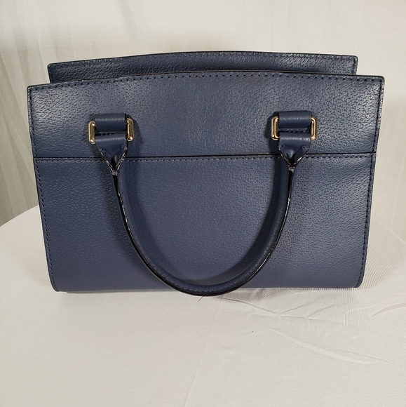 Kate Spade Navy Leather Handbags with Zipper Closure - Picture 3 of 8